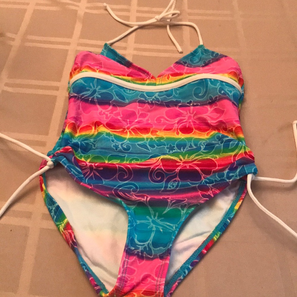 one piece girls bathing suit